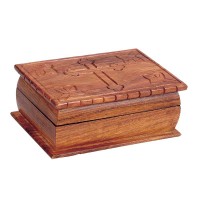 Relikviár drevený gravírovaný 04