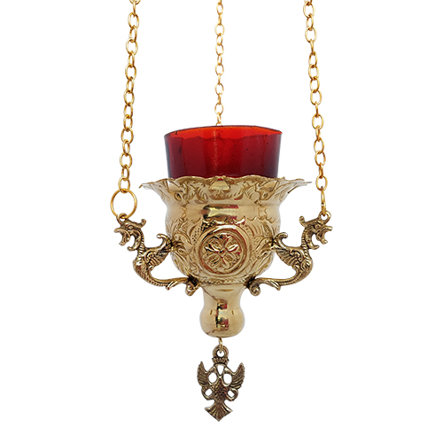 Lampade chain brass 14