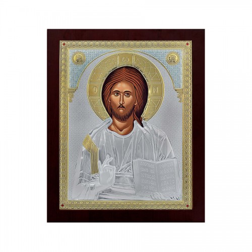 SILVER ICON “CHRIST”