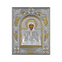 Strieborná ikona - Sv. Matróna Moskovská