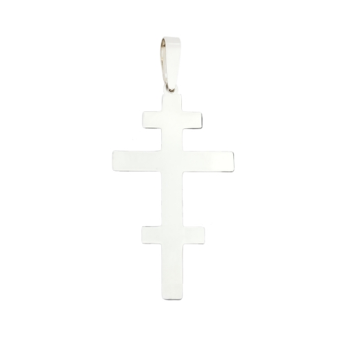 Greek-Catholic silver cross, model 02