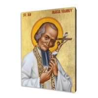 Ikona "Sv. Ján Mária Vianney", vzor 1, pozlátená