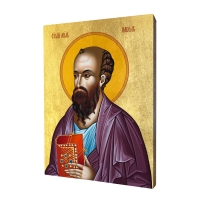 Ikona "Sv. Pavol apoštol", pozlátená