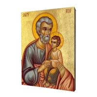 Ikona "Sv. Jozef", vzor 2, pozlátená