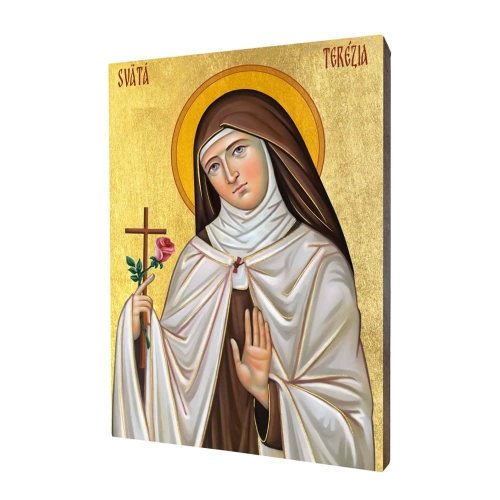 Icon "St. Theresa", gilded