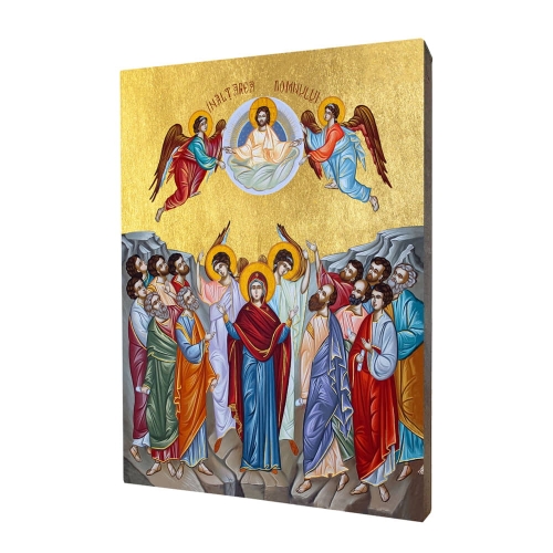 Icon "Ascension of the Lord", gilded