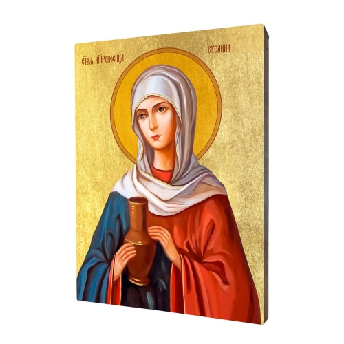 Icon "St. Susan", gilded