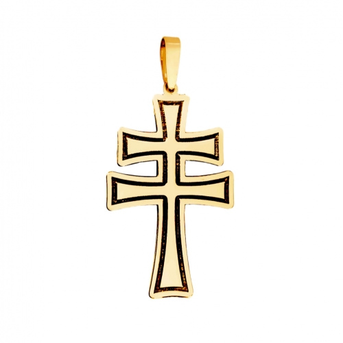 Cross "Slovak double cross", gold