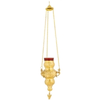 Gold-plated vigil lamp